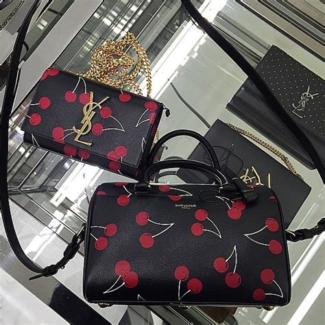 ysl cherry bag|ysl kate and loulou handbags.